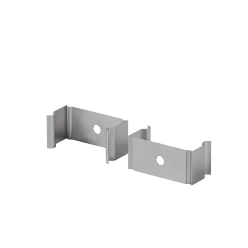 Комплект креплений (для профиля 25x42 и 35x51) 4 шт., ALM-2542-MT (Серебро) 642062 - фото