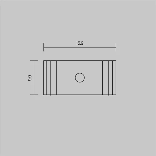 Комплект креплений (для профиля 25x42 и 35x51) 4 шт., ALM-2542-MT (Серебро) 642062 - фото 3