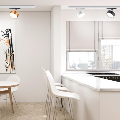 Светильник трековый однофазный трехжильный светодиодный «Novotech» 358755, серия: PROMETA. Фото 2.