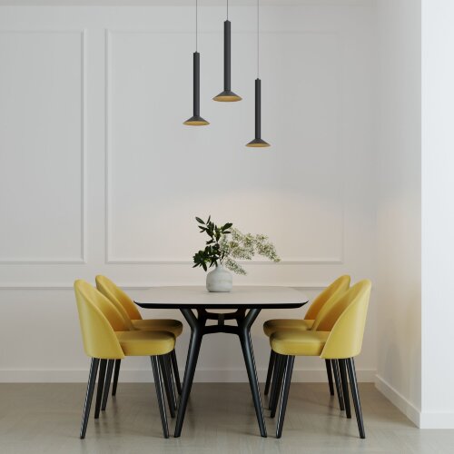 Светильник подвесной светодиодный Fest 7W 3000K графит - Фото 3