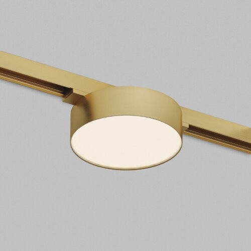 DK5962-SB Светильник трековый SHINE FLOW ZigBee, 48В, 8Вт, 2700-6000K, IP20, сатин. латунь, алюминий.