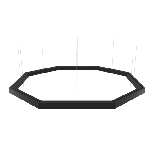 Светильник WOLTA PRO КОНТУР ОКТА ДСО03-144-600-3К-Ч Матовый - фото 3.
