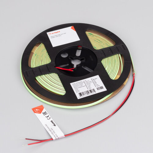 Светодиодная лента СОВ-Х480-4mm 24V Emerald (4 W/m, IP20, 5m) (Arlight) 046913 - фото 2