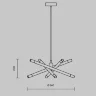 Подвесной светильник Жезлы / Wands (Латунь) FR6130PL-L24B - фото 7