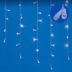 ULD-B6007-300-DTA WARM WHITE IP44 Бахрома светодиодная, 6м, 300 светодиодов, Теплый белый свет, Провод прозрачный