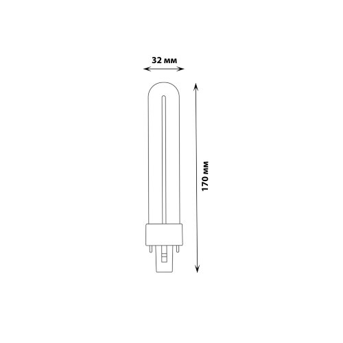 LED-PL-5W-4000K-G23-FR PLZ03WH Лампа светодиодная, Форма PL, матовая, Белый свет 4000K - фото 4