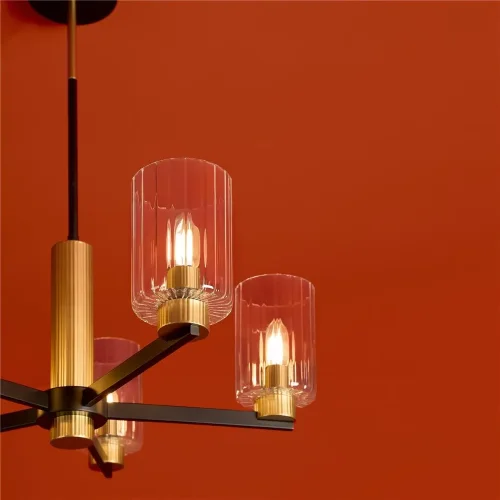 Потолочный светильник Freya FR2051CL-05BBS (Черный и Латунь) - фото 9