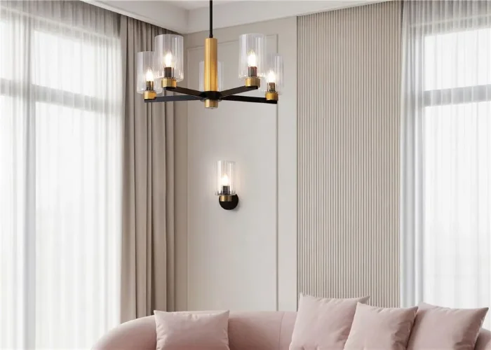 Потолочный светильник Freya FR2051CL-05BBS (Черный и Латунь) - фото 3