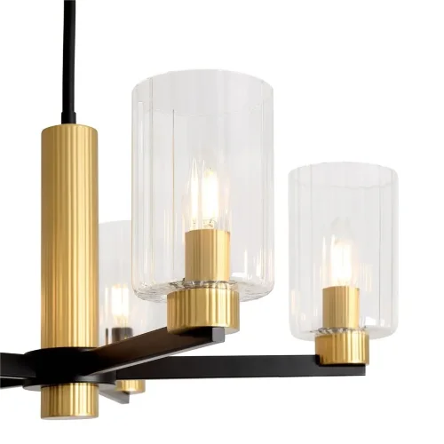 Потолочный светильник Freya FR2051CL-05BBS (Черный и Латунь) - фото 5