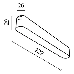 Трековый светильник Базис / Basis Radity 4000K 12Вт 120° (Черный) TR080-1-12W4K-B
