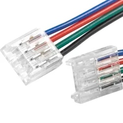 Коннектор 4pin/провод15см/4pin для SMD-лент RGB 10мм, соединительный
