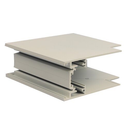 UBX-MS22-35 WHITE Коннектор для накладных магнитных шинопроводов, 35мм, Угловой, Вертикальный, Белый - фото 2