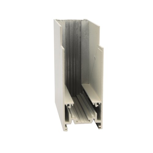 UBX-MS22-35 WHITE Коннектор для накладных магнитных шинопроводов, 35мм, Угловой, Вертикальный, Белый - фото 3
