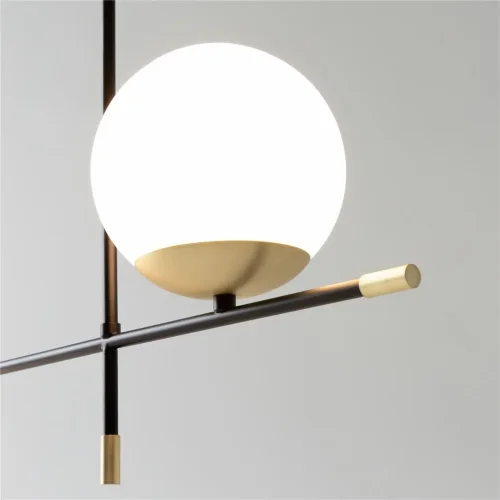 Подвесной светильник Nostalgia E14х2 40Вт (Черный и Золото) - фото 8