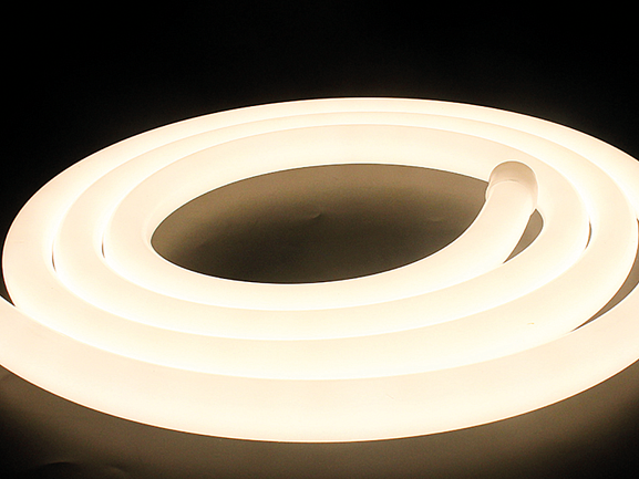 Лента 360 ° светодиодная неоновая 2835, 360 LED/м, 16 Вт/м, 24В , IP66, Цвет: Теплый белый, SWG-2360-24-WW-66. Фото 2