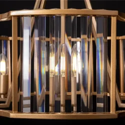 Подвесной светильник Solar E14х6 (Золото)