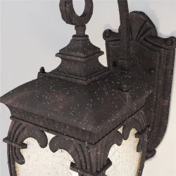 Настенный светильник (бра) Fleur E27х1 60Вт IP 44 (Бронза Антик)