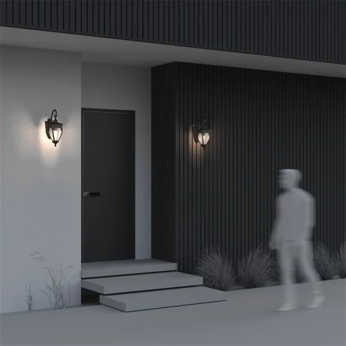 Настенный светильник (бра) Fleur E27х1 60Вт IP 44 (Бронза Антик) - фото 5