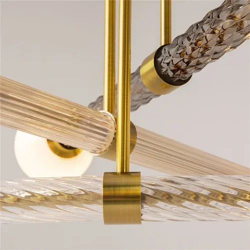 Подвесной светильник Teatro G9х6 (Латунь) - фото 7