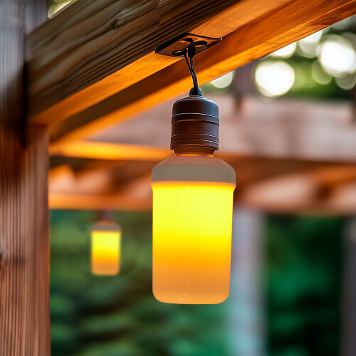 LED-L60-6W-FLAME-E27-FR PLD01WH Лампа светодиодная декоративная с типом свечения эффект пламени, Форма цилиндр, матовая. - фото 6