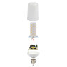 LED-L60-6W-FLAME-E27-FR PLD01WH Лампа светодиодная декоративная с типом свечения эффект пламени, Форма цилиндр, матовая. - фото 3