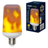 LED-L60-6W-FLAME-E27-FR PLD01WH Лампа светодиодная декоративная с типом свечения эффект пламени, Форма цилиндр, матовая. - фото 9