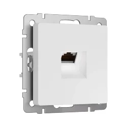 Розетка Ethernet RJ-45 cat. 6A экранированная (белый матовый) W5120001
