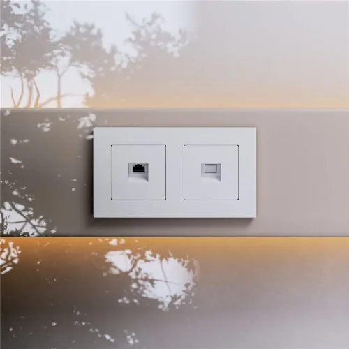 Розетка Ethernet RJ-45 cat. 6A экранированная (белый матовый) W5120001 - фото 4