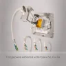 Розетка Ethernet RJ-45 cat. 6A экранированная (белый матовый) W5120001 - фото 6