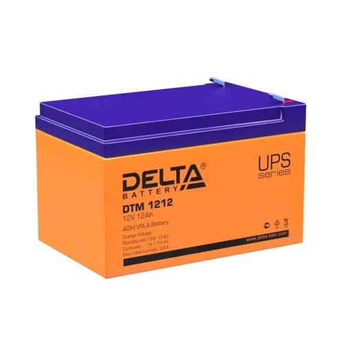 Аккумулятор UPS 12В 12А.ч DTM 1212 Delta 4614010050008 - фото
