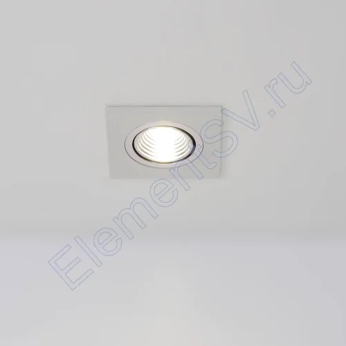 Светодиодный светильник встраиваемый 65 Series White Square (3W,Day White) - фото.