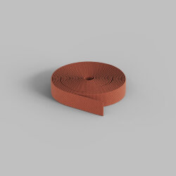 Гибкий трек-ремень Belty, серия Base, 5м, 48V DC, IP20, коричневый, ткань, медь, Denkirs TR5500-BR