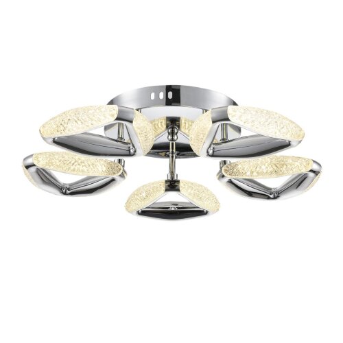 Люстра потолочная «LUMION» 8239/5CL, серия: RUANA (крепление на планке). Фото 2.