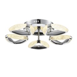 Люстра потолочная «LUMION» 8239/5CL, серия: RUANA (крепление на планке) - -