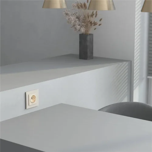 Рамка из стекла на 1 пост Senso шампань soft-touch W0013111 - фото 3