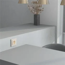 Рамка из стекла на 1 пост Senso шампань soft-touch W0013111