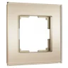 Рамка из стекла на 1 пост Senso шампань soft-touch W0013111 - фото 6
