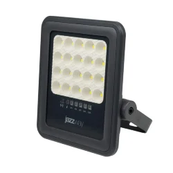 Прожектор светодиодный PFL SOLAR 02 50 6500К GR IP65 ДО с солнечн. панелью и пультом Pro+ JazzWay 5058460