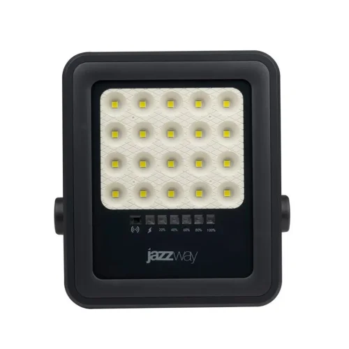 Прожектор светодиодный PFL SOLAR 02 50 6500К GR IP65 ДО с солнечн. панелью и пультом Pro+ JazzWay 5058460 - фото 3