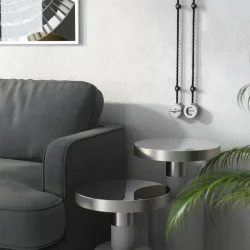 Переключатель/выключатель одноклавишный Vintage серебро матовый/хром W5812054