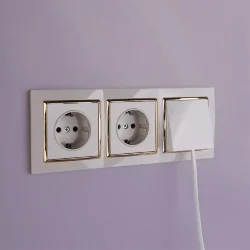 Вывод кабеля (слоновая кость) W1150203