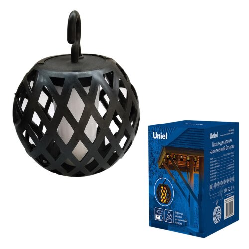 USL-S-120-PM2000 FIRE BALLS Садовая гирлянда на солнечной батарее Огненные шары, 80 светодиодов, Эффект пламени, 1xАА Ni-Mh аккумулятор в-к, IP44, TM Uniel - фото 9