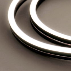 Неоновая лента постоянного тока, черная SMD2835, 120led/m, 15Вт,м, 24В, 3000K (20м) 032762