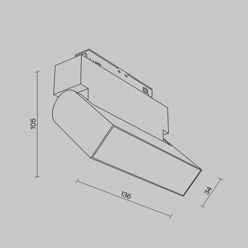 Трековый светильник Basis Rot S35  4000K 10Вт (Белый) - фото 9