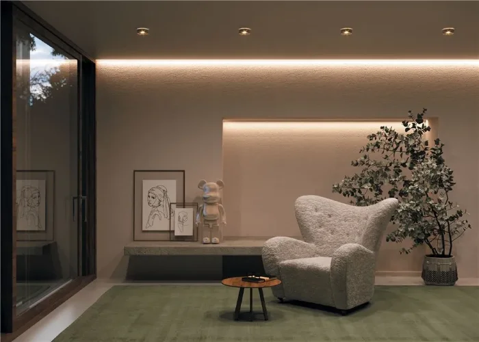 Светодиодная лента Ultra 24В 2835 20Вт/м 3000К 5м IP 20 201111 (Белый) - фото 5