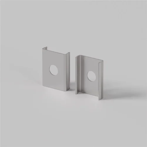 Комплект креплений (для профиля 08×09) 4 шт., ALM-0809-MT 642016 (Серебро) - фото 2