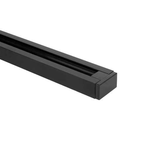 Шинопровод SB1000-BL однофазный накладной с вводом питания 1000x35x16мм черный IN HOME - Фото