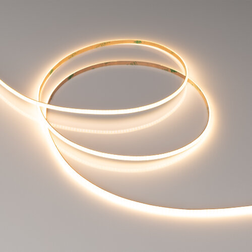 Светодиодная лента COB-X420-4mm 24V Warm3000 (10 W/m, IP20, CSP, 5m) (Arlight, узкая) - фото 3