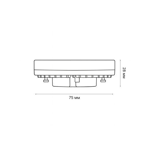 LED-GX53-14W-3000K-GX53-FR-SLS Лампа светодиодная, матовая, Теплый белый свет 3000K - фото 3