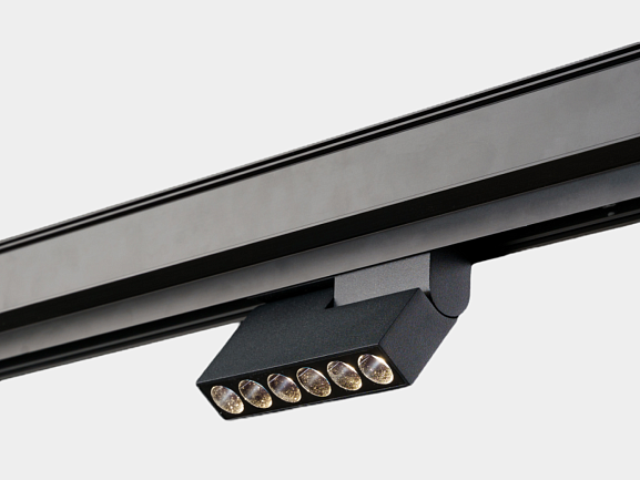 Светильник-книжка дарклайт, серия SY-LINK, Черный, 6Вт, IP20, Нейтральный белый (4000К), SY-LINK-FL-BL-6-NW - фото